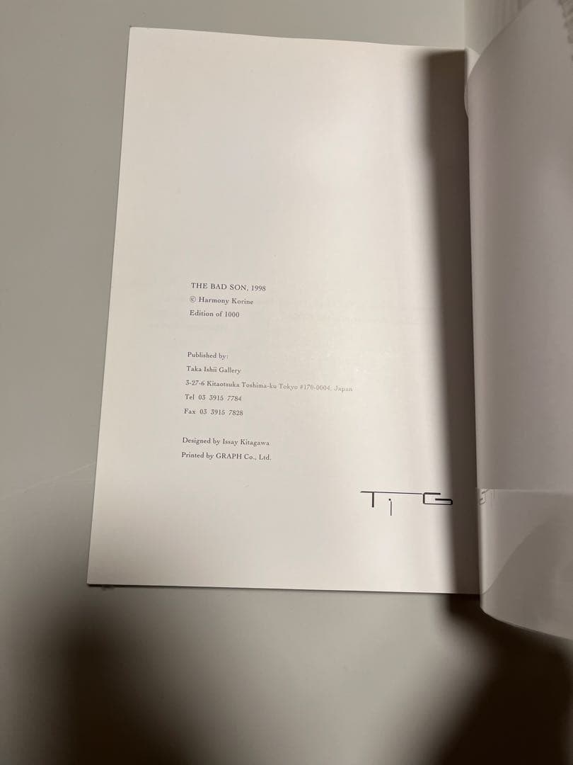 芸術写真 harmony korine the bad son taka ishii