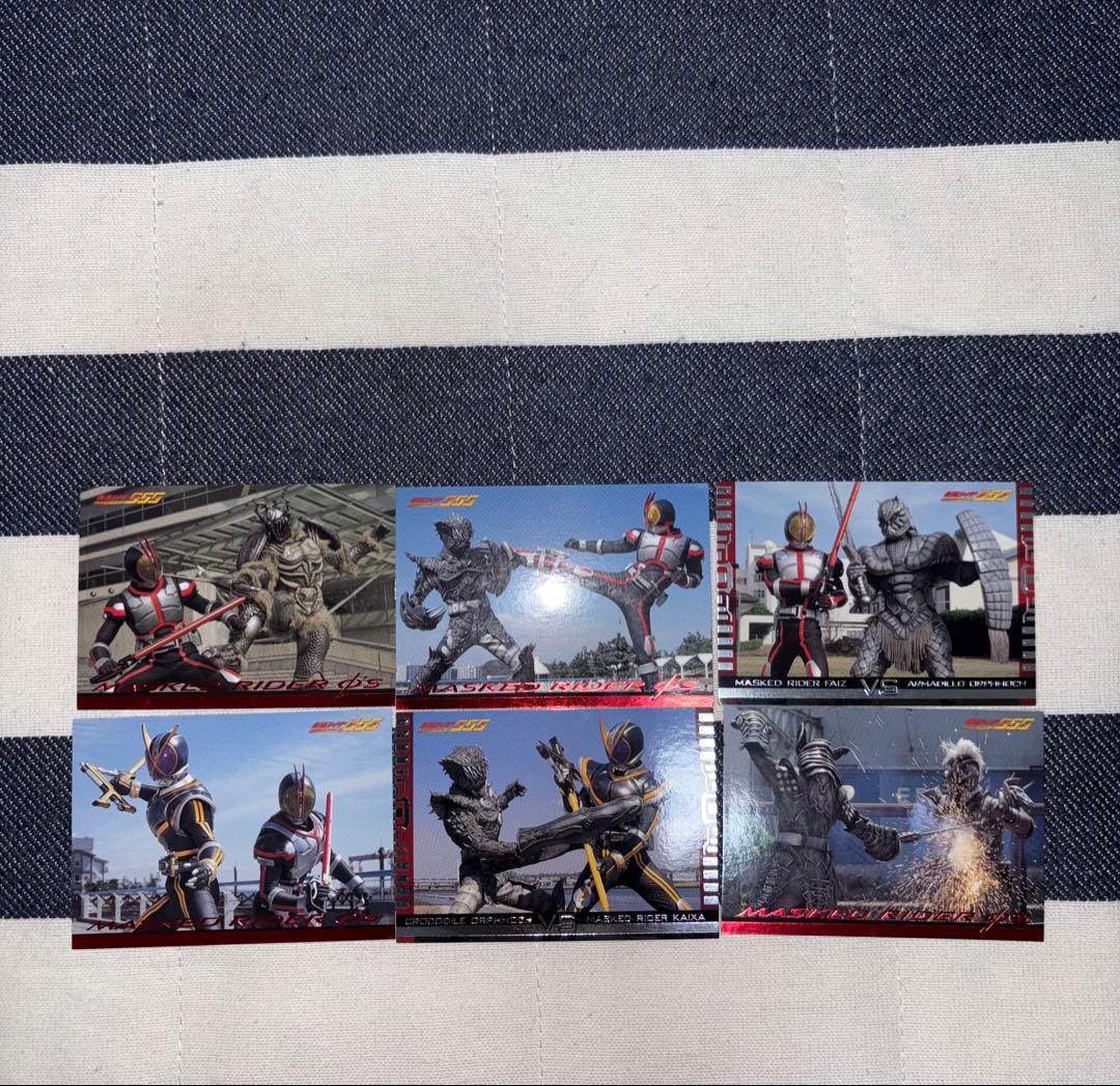 アマダ 仮面ライダー555 トレーディングコレクション 第１、２弾 他 約９２枚