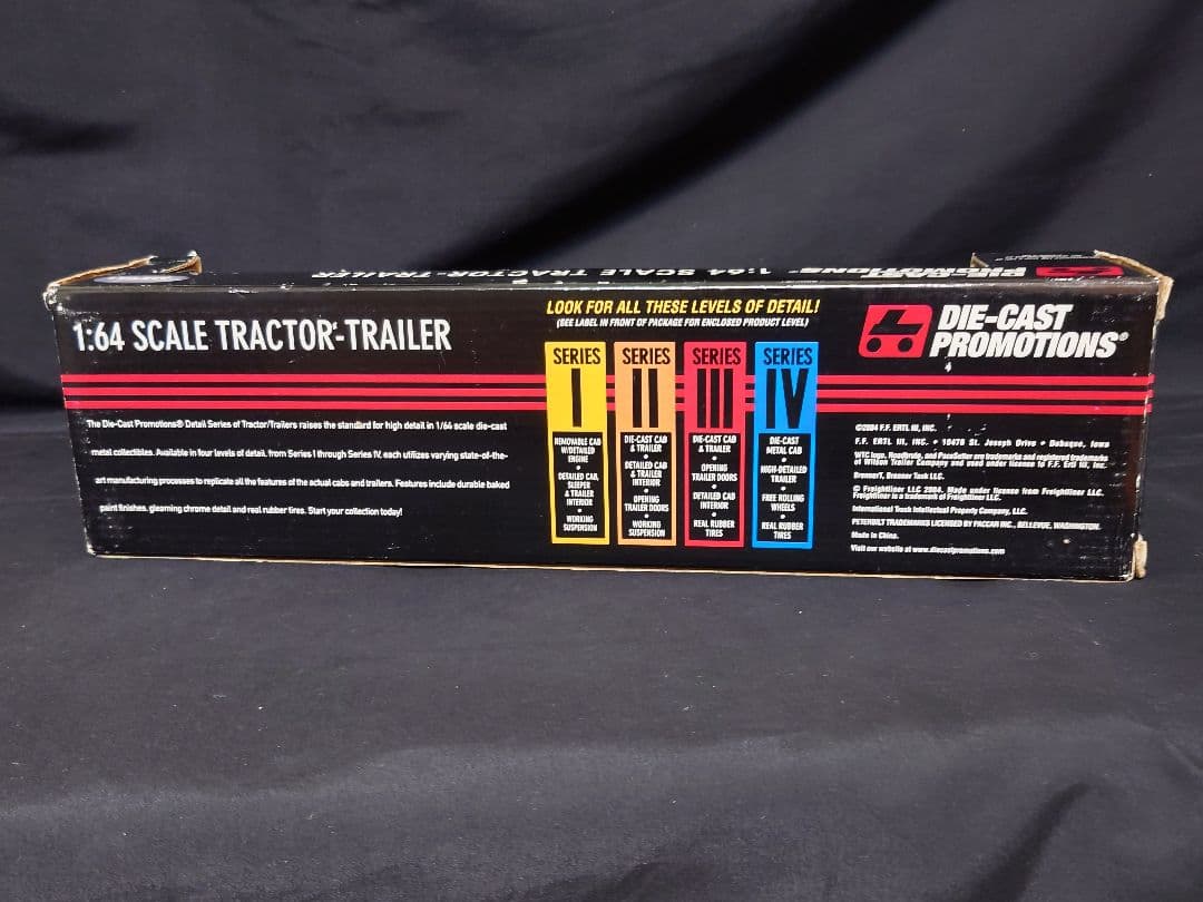 DCP 1/64 Peterbilt379 トレーラーミニカー トラック野郎