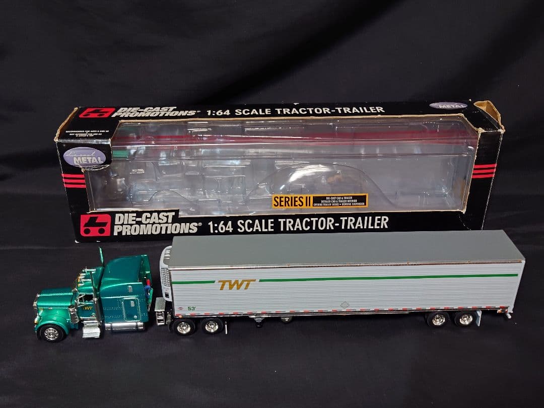 DCP 1/64 Peterbilt379 トレーラーミニカー トラック野郎