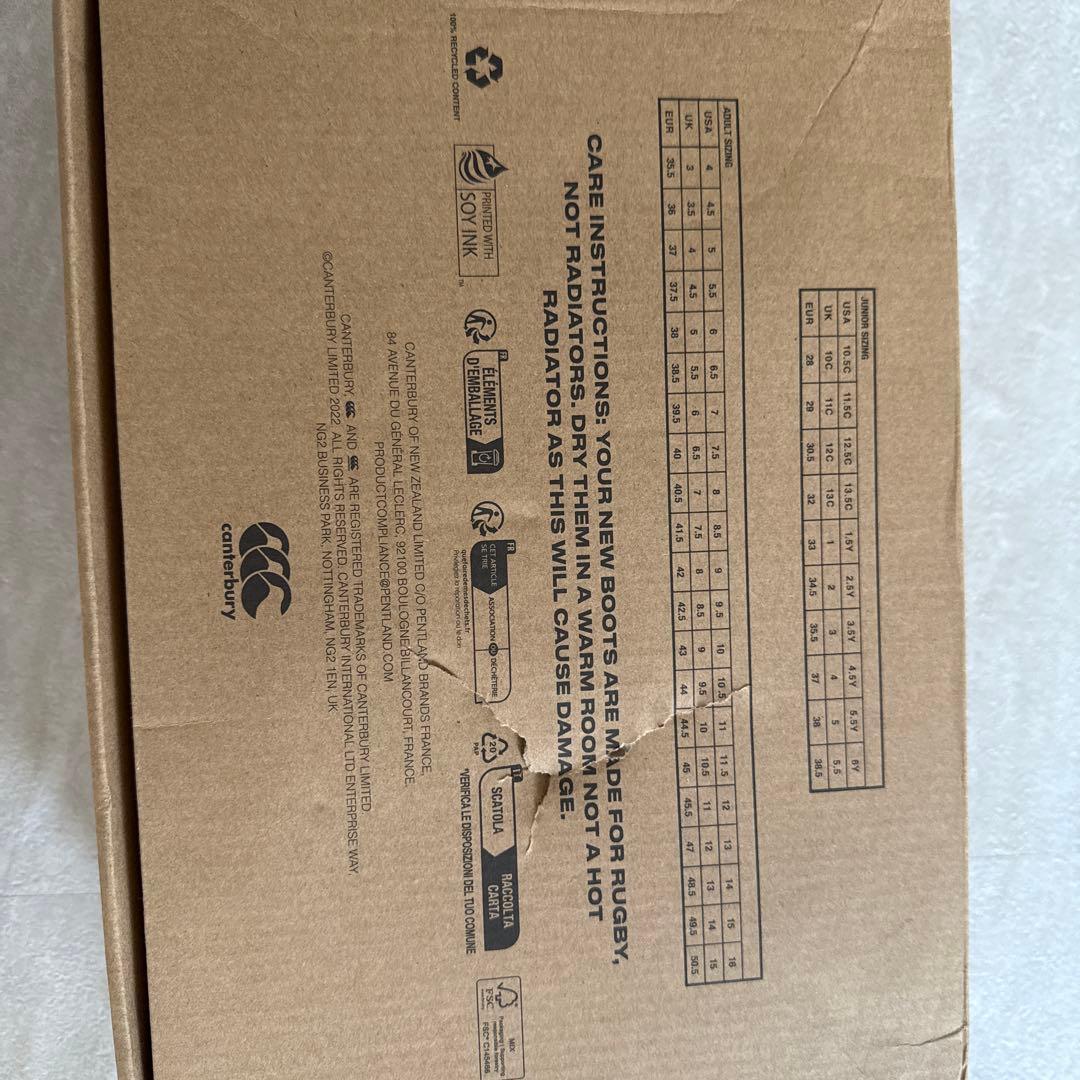 Canterburyブラック スパイクシューズ 29,5-30cm