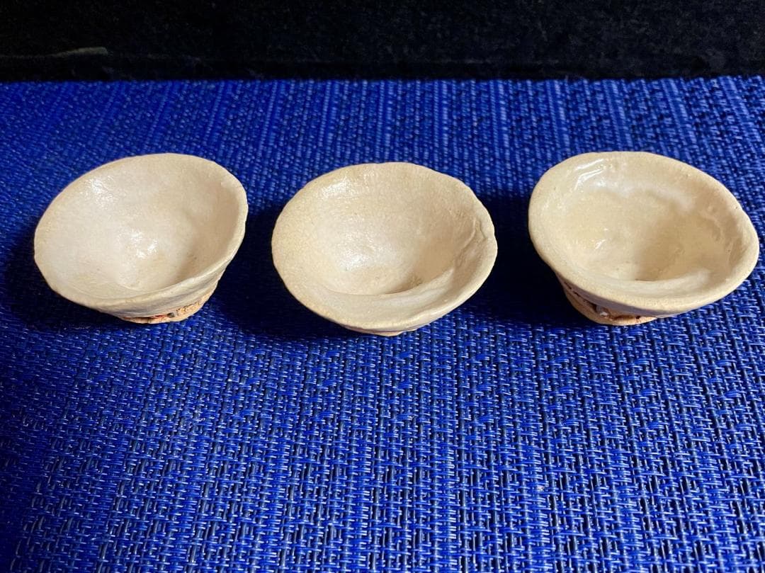 値下げ！【超年代お銚子、ぐい呑みセット】水月焼 初代作 蟹天神5点セット共箱付