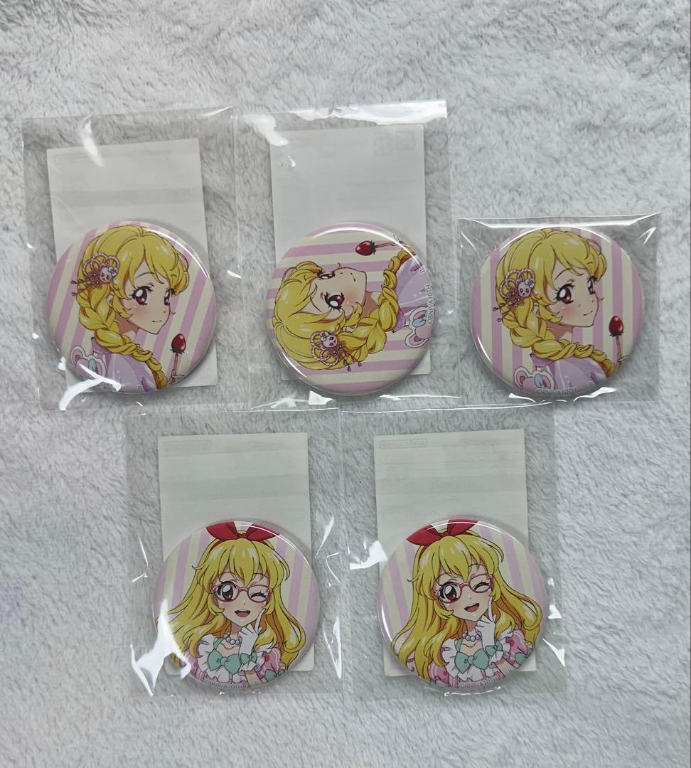 アイカツ 星宮いちご 缶バッジ ハピクロ アイウェア 浴衣 まとめ売り