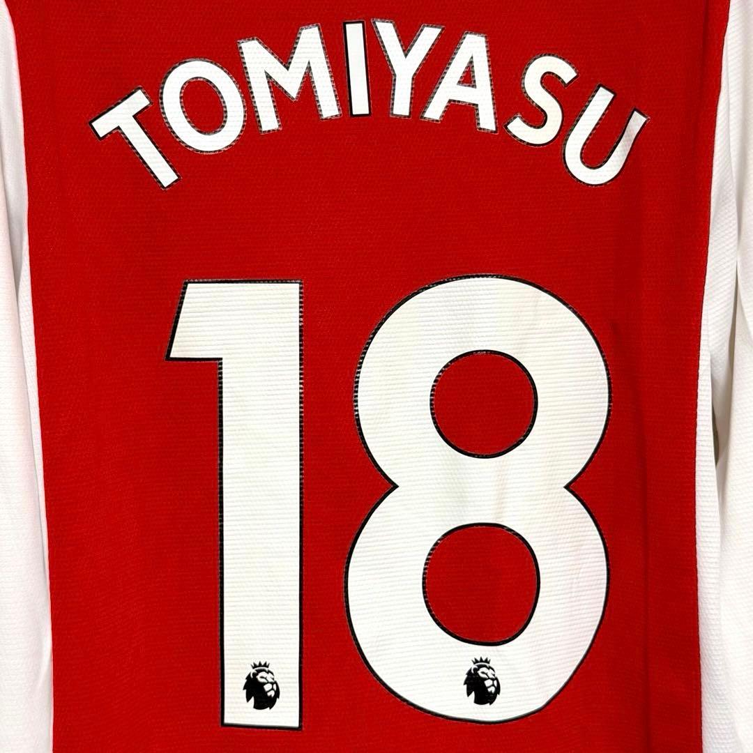 【美品！】21/22 アーセナルFC ♯18冨安健洋【Mサイズ】ホーム 長袖