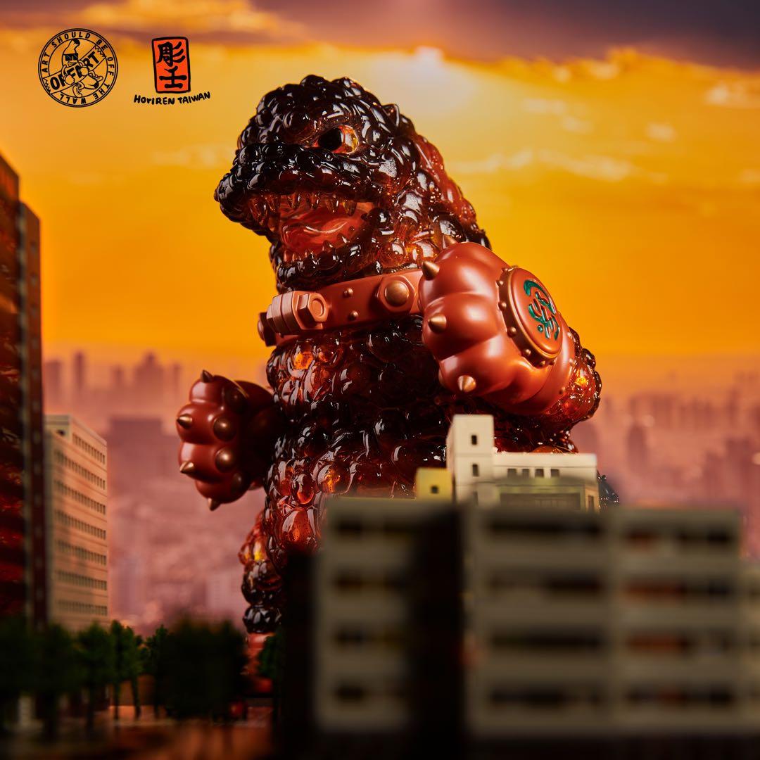 紅蓮・百猫　全身版　モンスター　特撮　怪獣　フィギュア　ソフビ　アートトイ