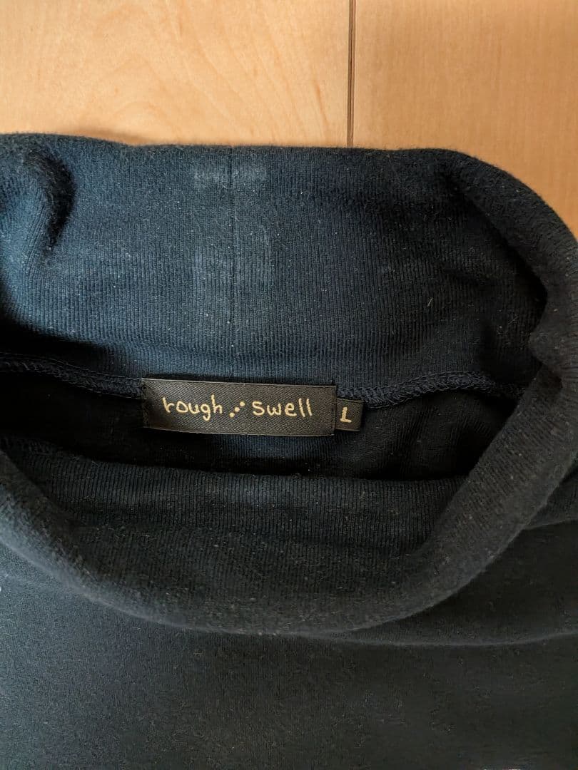 rough & swell タートルネック L ネイビー