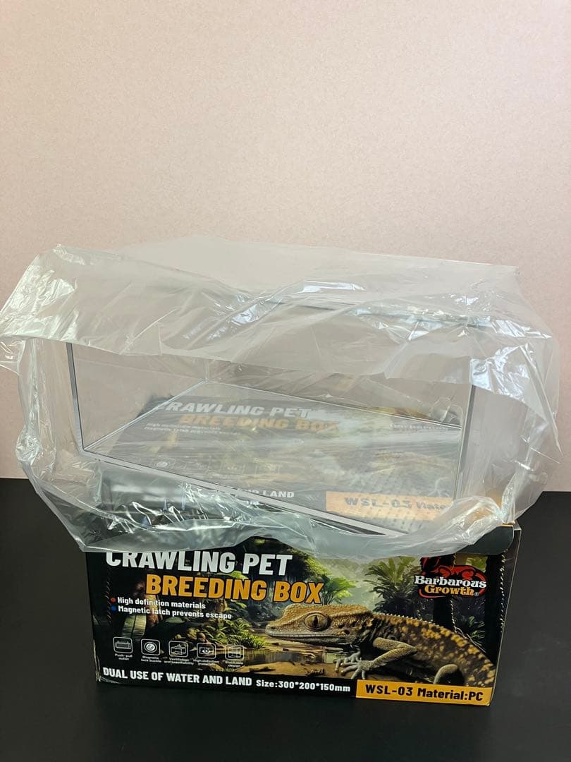 【ヘルズ】爬虫類ケージ×5 アクリル　マグネット