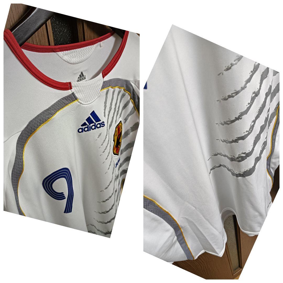 日本代表 久保竜彦 #9 オーセンティック長袖ユニフォーム 06/07ホーム O