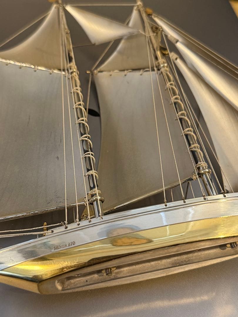 武比古 銀製 純銀 ヨット SILVER 970 214~215g