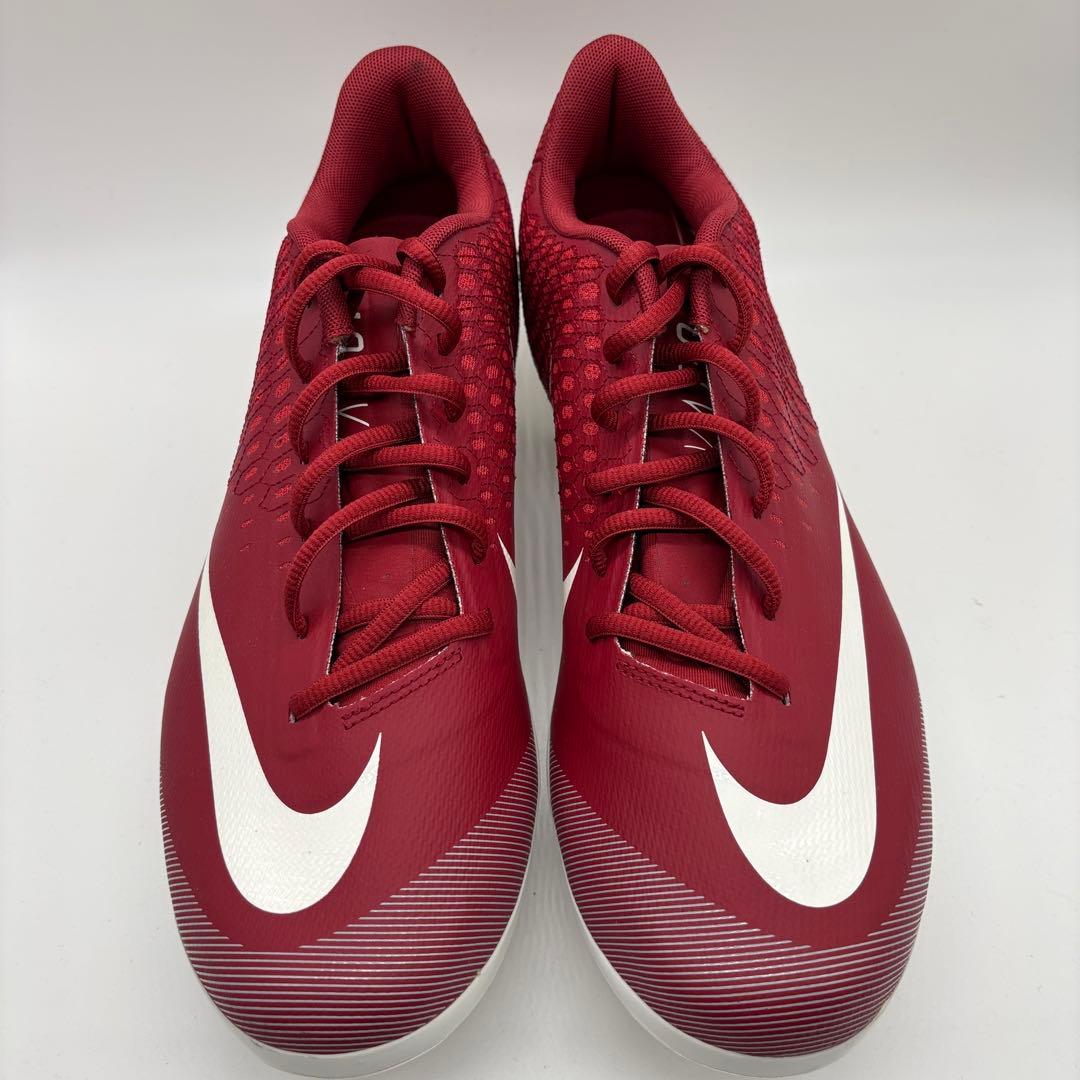 NIKE 野球 スパイク レッド エンジ 赤 28㎝ ローカット 軽量