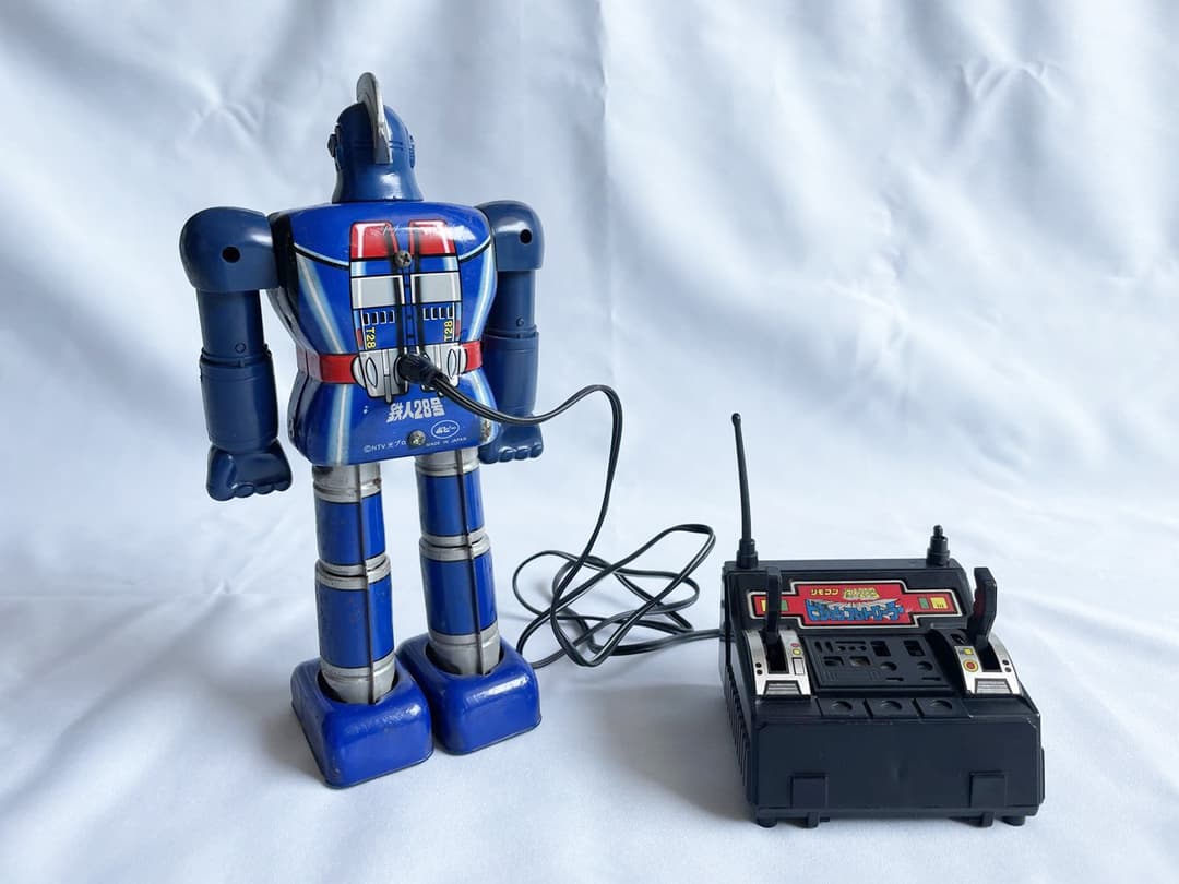 【激レア】昭和レトロ　電動ビジョンコントロール ブリキ製　ポピー 新鉄人２８号