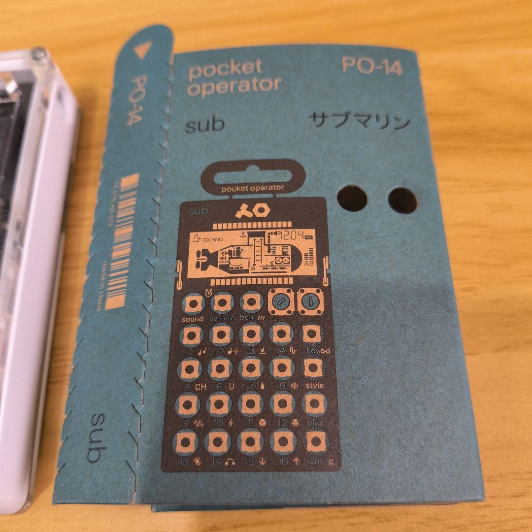 Teenage Engineering PO-14サブマリン ケース付き