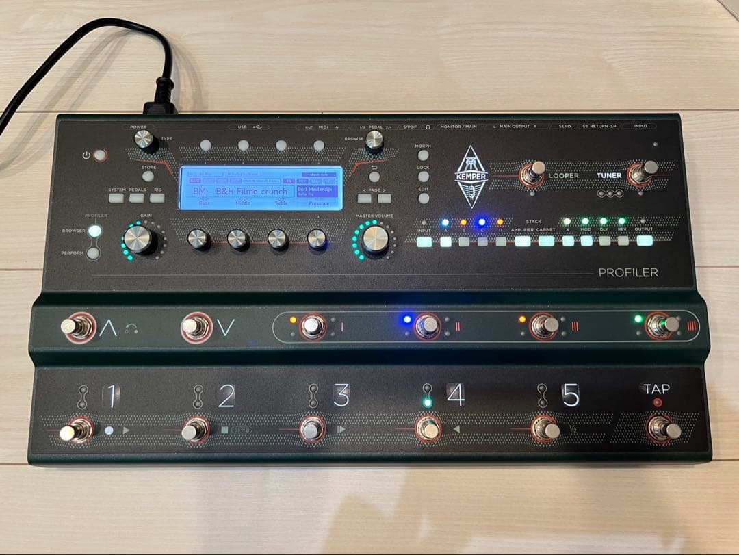 【美品】KEMPER PROFILER STAGE 最新OS・付属品完備