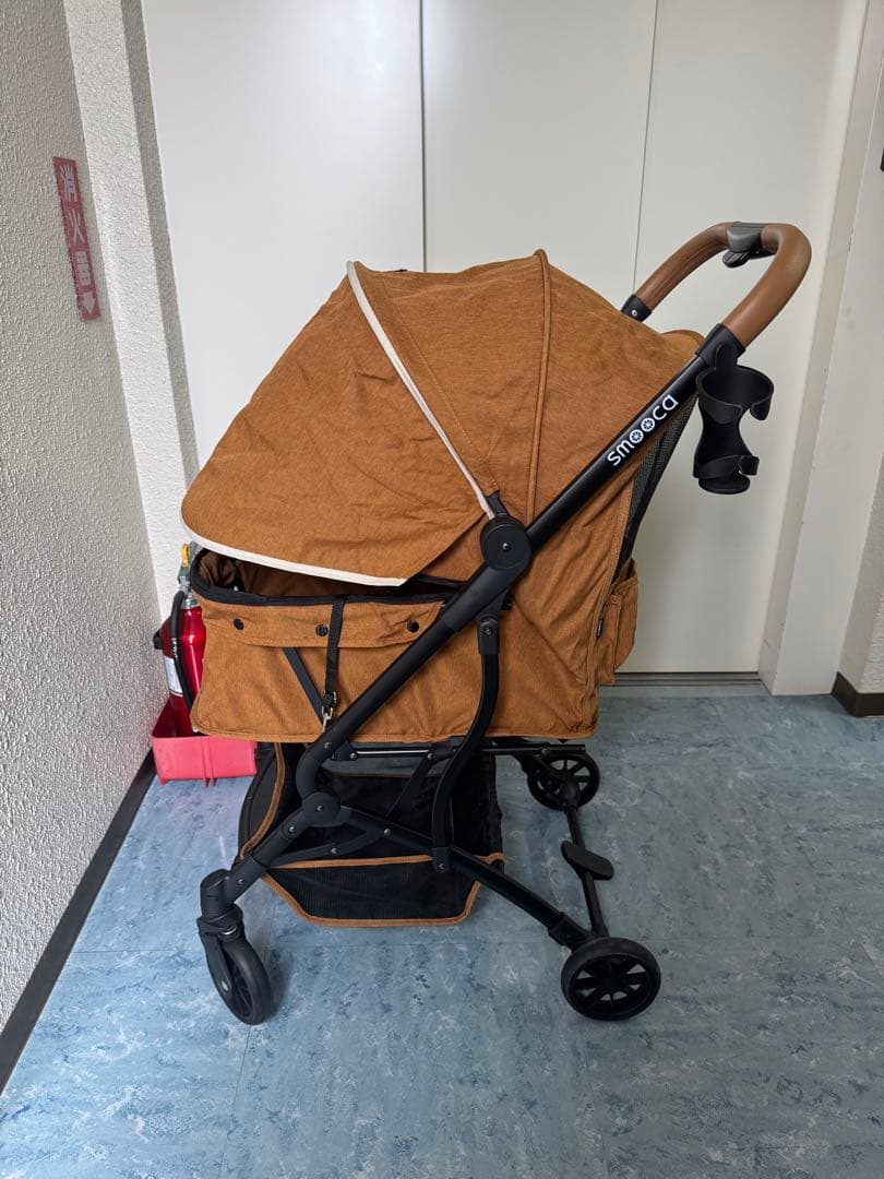 smooca　コンパクト ペットカート ライトブラウン