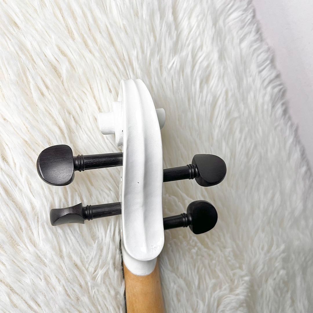 【美品】ENNBOM サイレントバイオリン HVPV-30 ホワイト 人気色