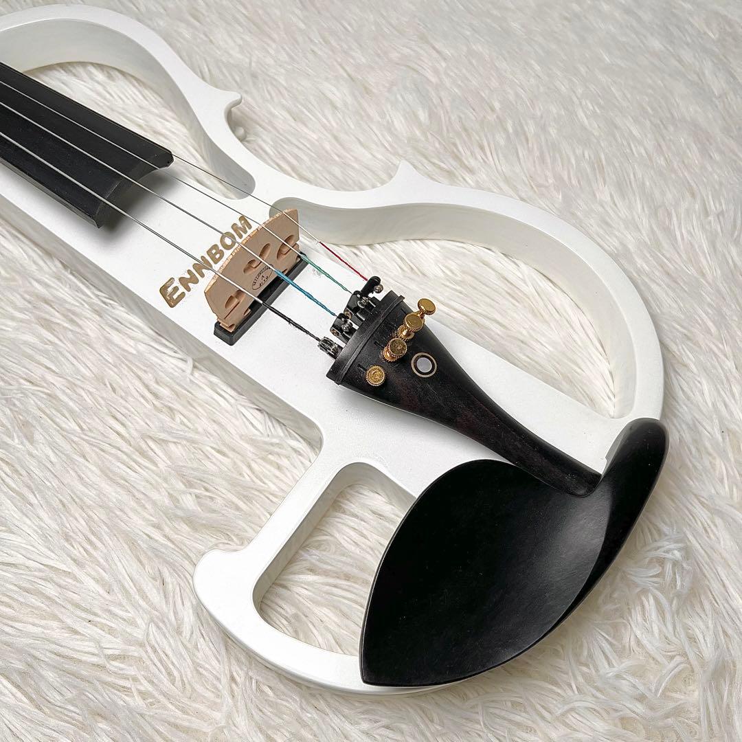 【美品】ENNBOM サイレントバイオリン HVPV-30 ホワイト 人気色