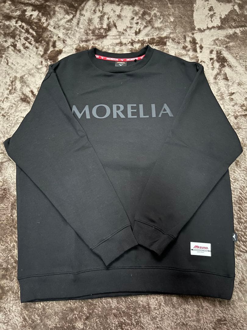ミズノ MORELIA スウェット プルオーバー M ブラック モレリア