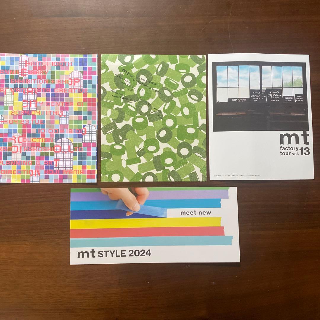 mt マスキングテープ　カモ井　DM　80数枚　2014年〜　レア　コレクション