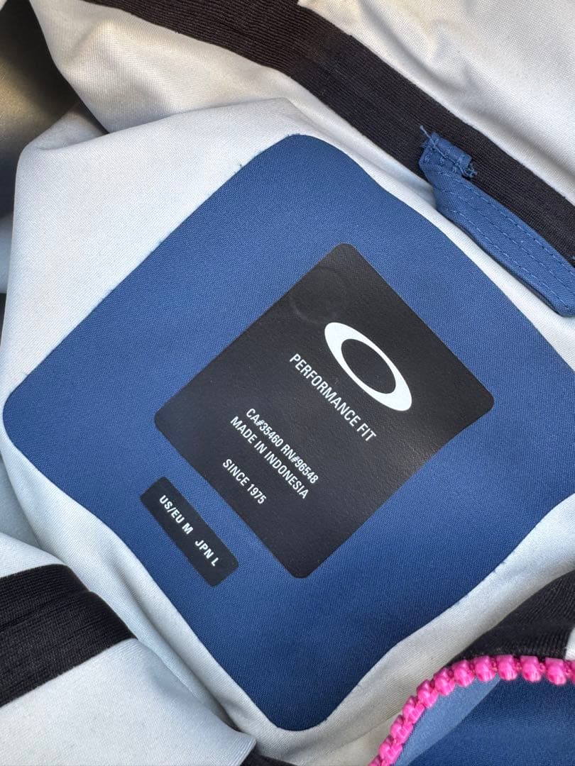 オークリー　ジャケット ネイビー/ピンク EU M / JP L