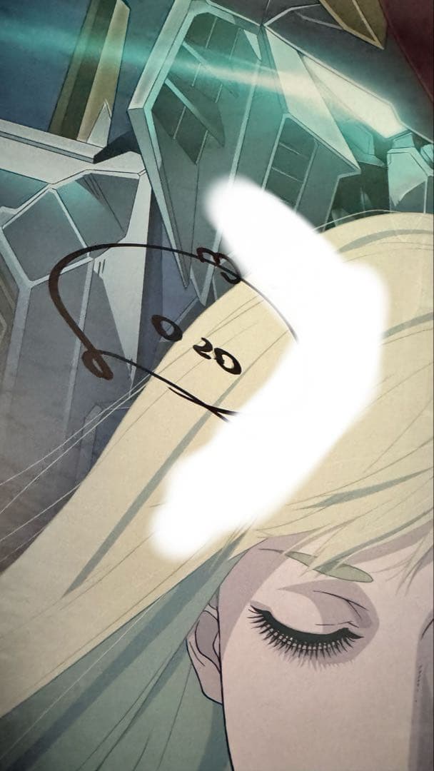 機動戦士ガンダム 閃光のハサウェイ サイン入りポスター キルケーの魔女