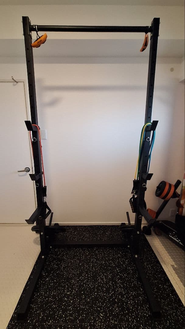 ハーフパワーラック 筋トレ ベンチプレス ぶら下がり健康器 スクワット 懸垂