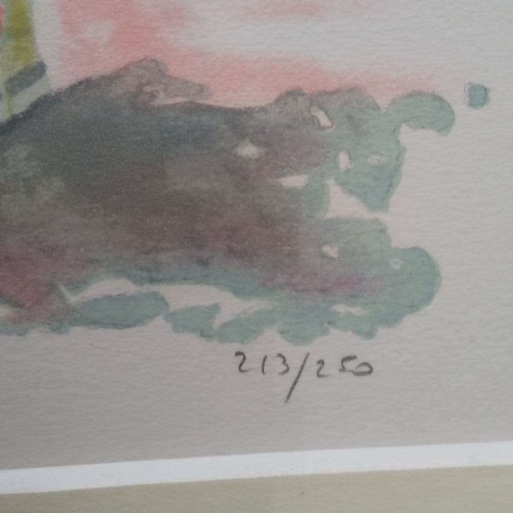 絵画 リトグラフ バラ マリーパラ作