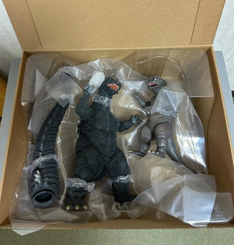 東宝30cmシリーズ ゴジラ（1968） &ミニラ 怪獣総進撃55thセット