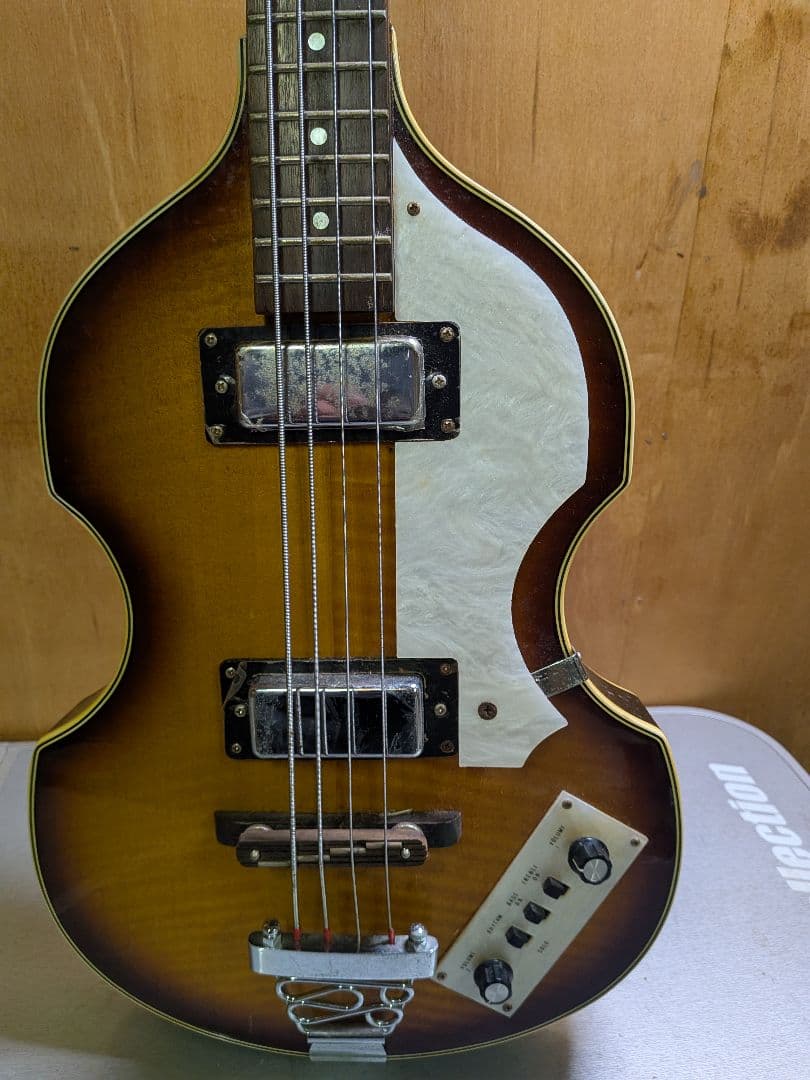 Academy バイオリンベース ケース・ストラップ付き