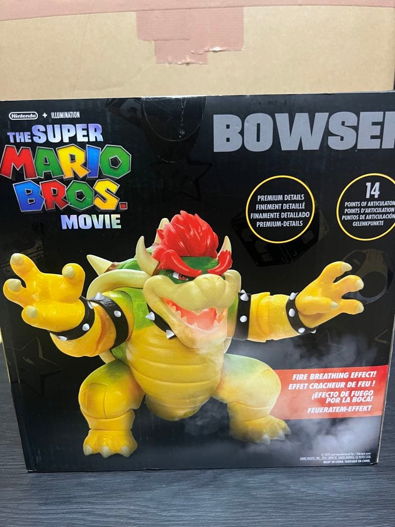 スーパーマリオブラザーズ ムービー　クッパ フィギュア　プレミア　未開封品