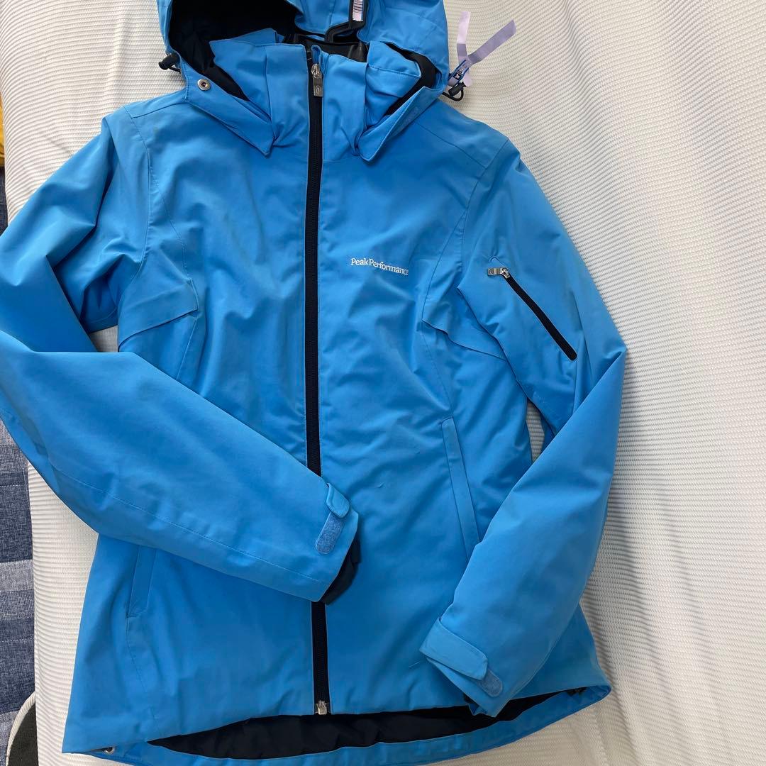 Peak Performance 青　スキー、スノーボードウエア