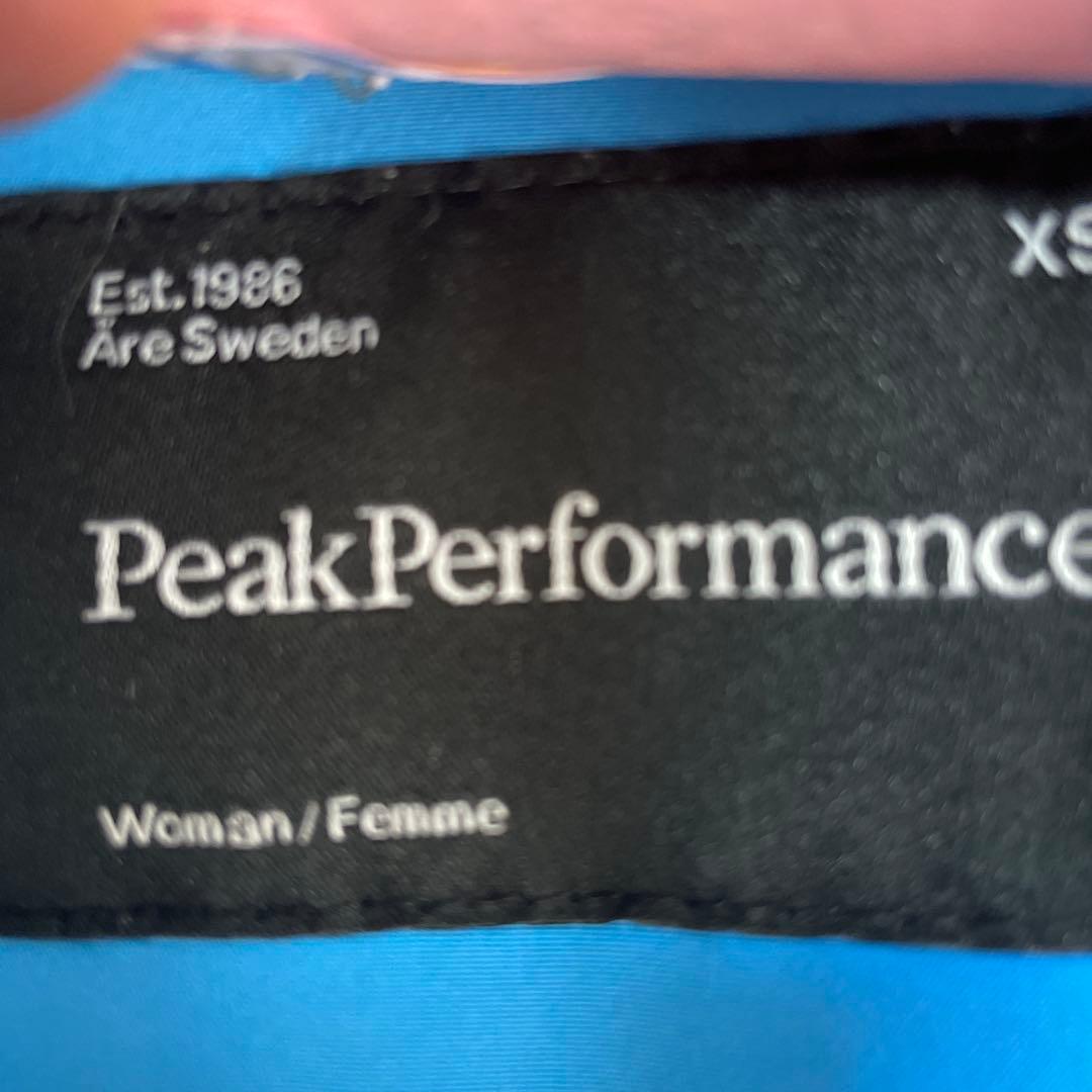 Peak Performance 青　スキー、スノーボードウエア
