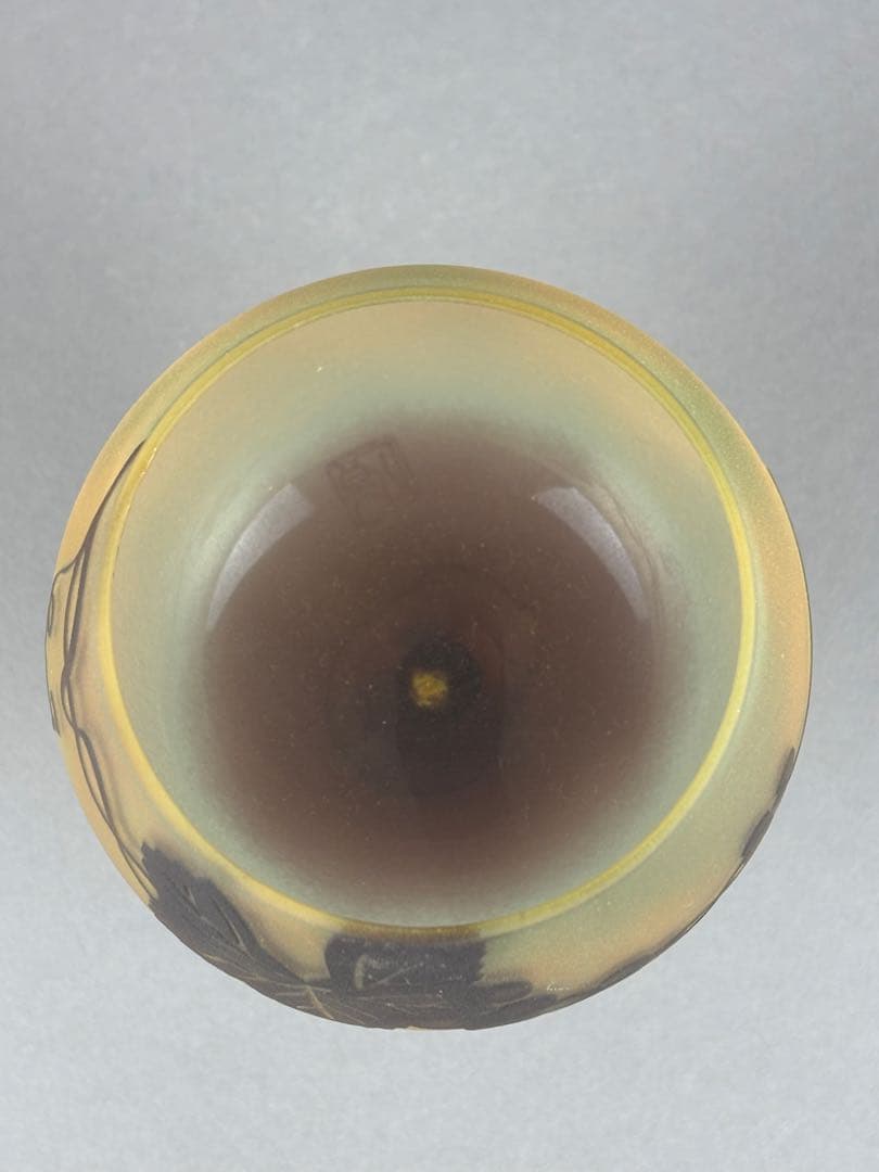 中野良広　色付き　ブランデーグラス　酒器　工芸ガラス