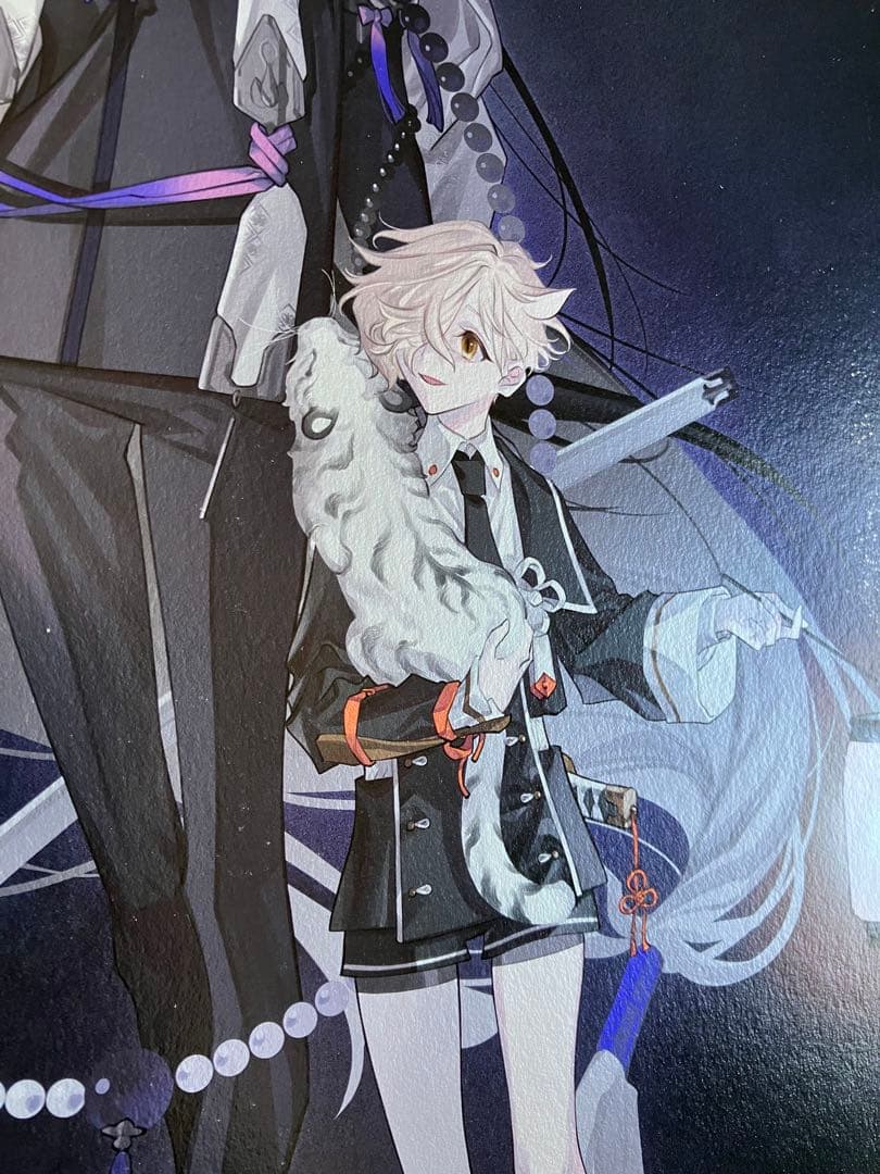 刀剣乱舞　灯結び　数珠丸恒次　五虎退　複製原画　A3サイズ