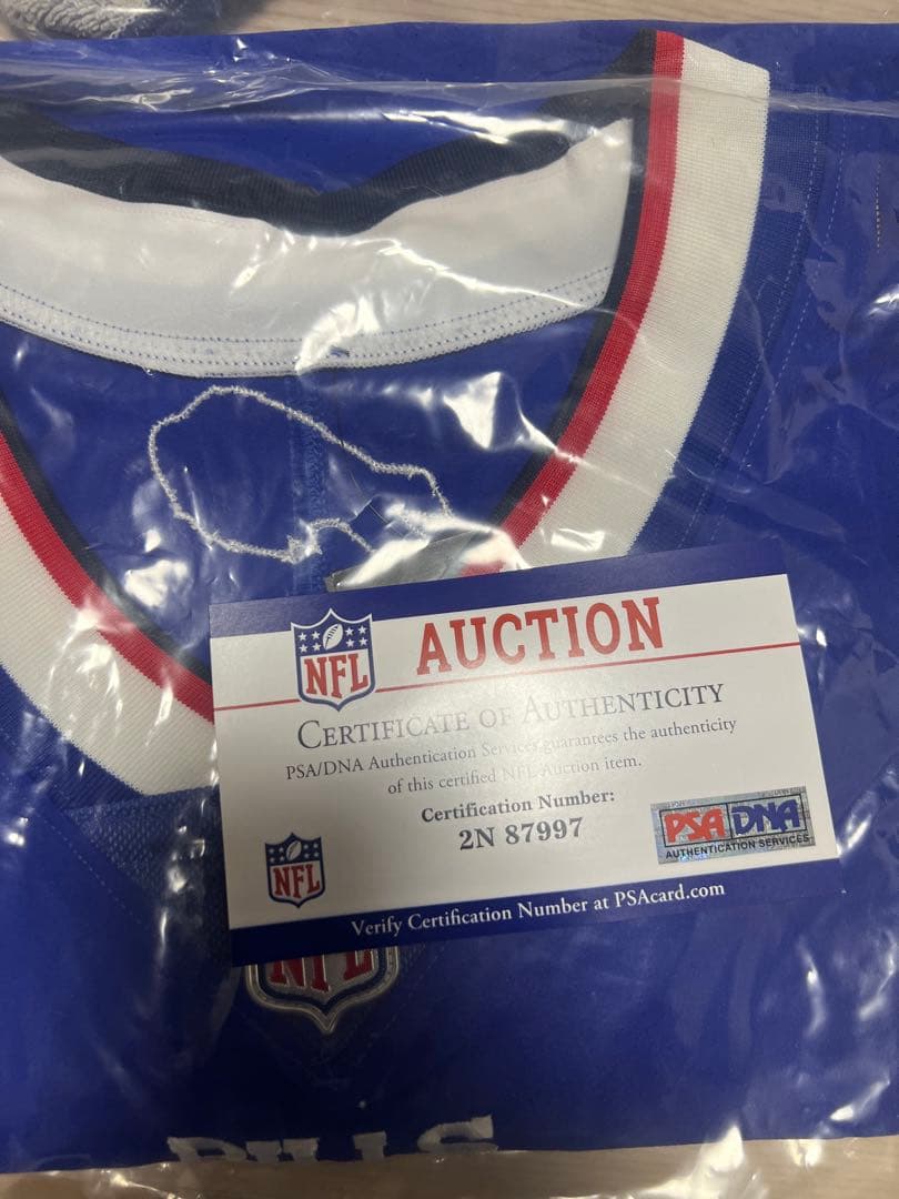 NFL バッファロー・ビルズ　#17ジョシュ・アレン　　nflauction