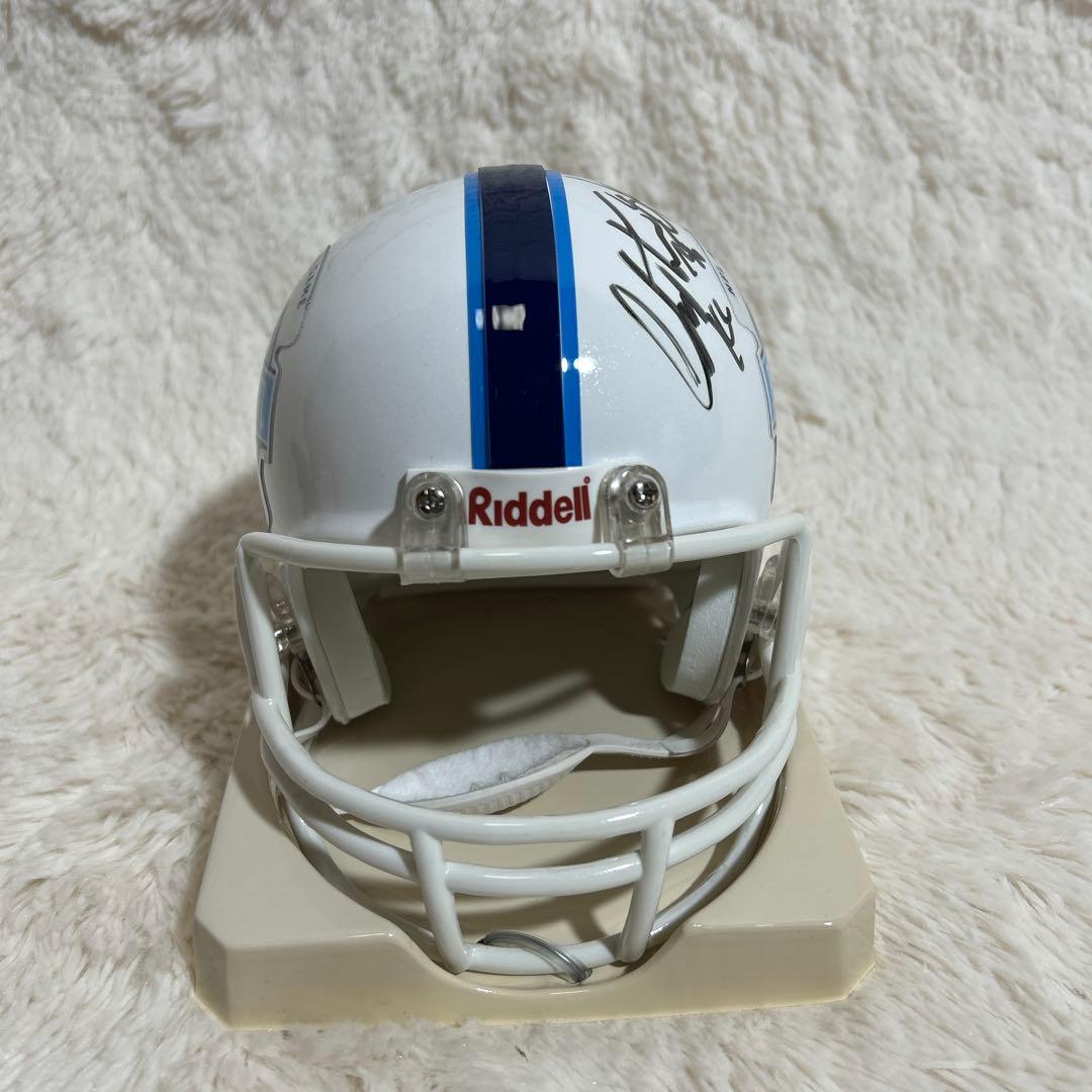 【美品】Riddell プロボウル ミニヘルメット サイン入り NFL