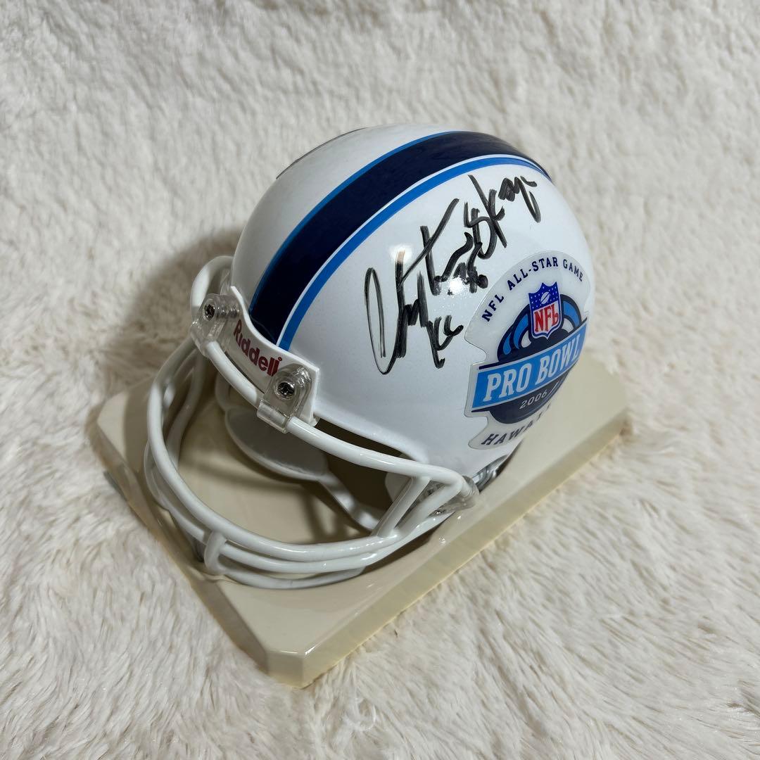 【美品】Riddell プロボウル ミニヘルメット サイン入り NFL