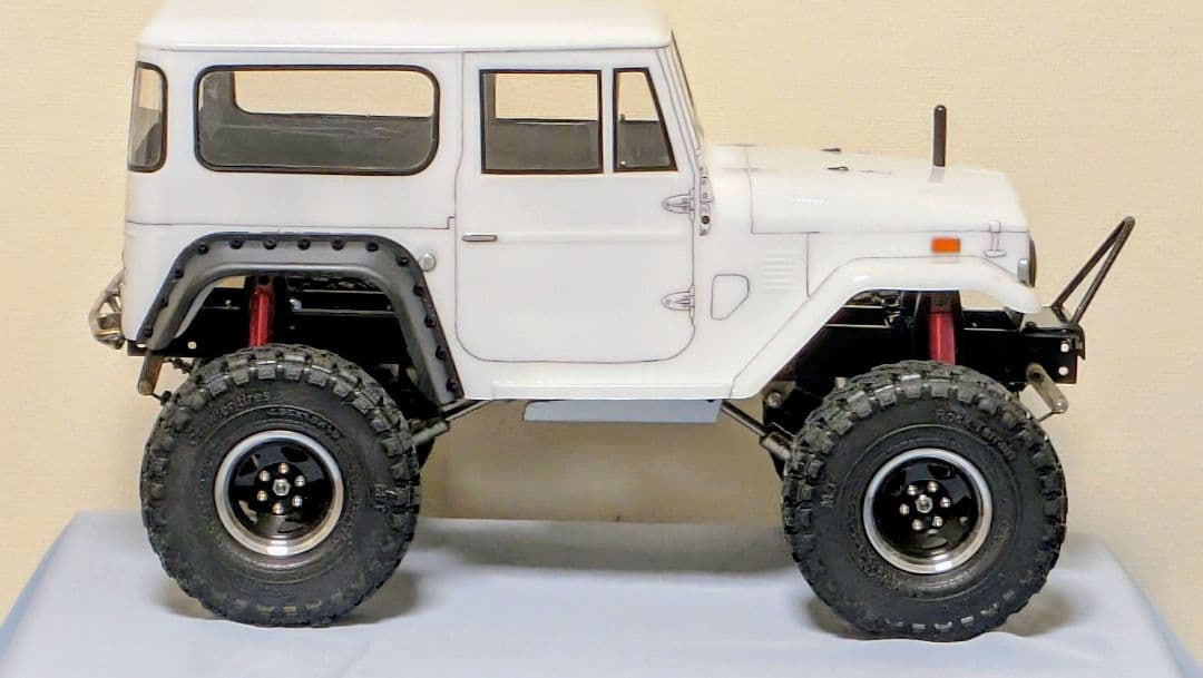 あ*ん様 製作途中 FJ40クローラー タミヤシャシー メカレス