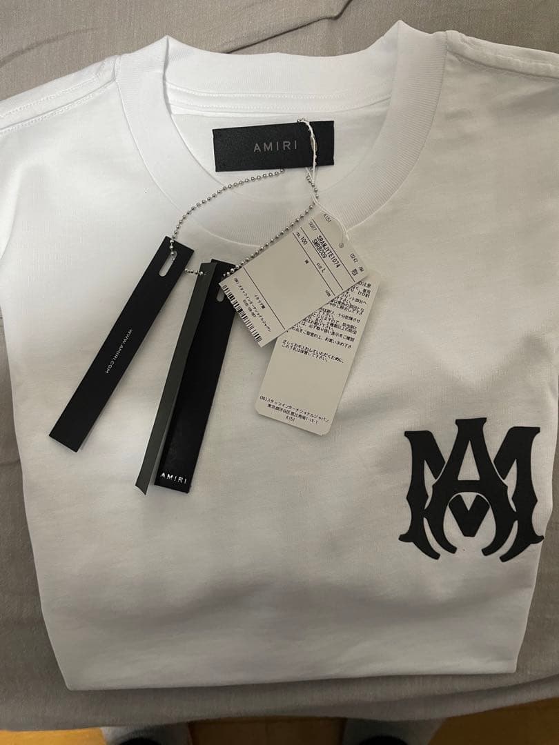 AMIRI ホワイト Tシャツ ロゴプリント