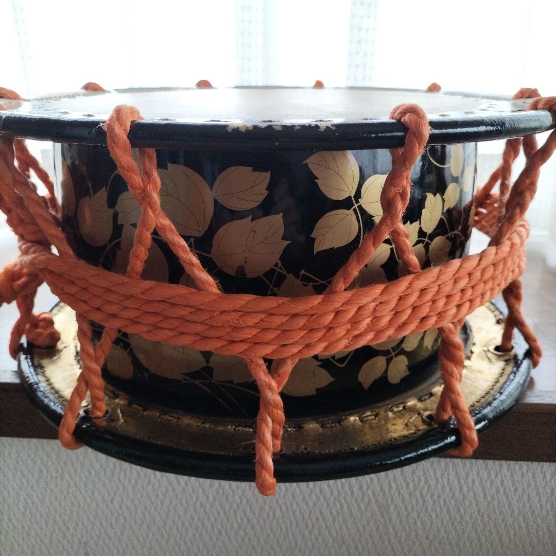 岡田屋布施　締太鼓　ハードケース付き　中古品