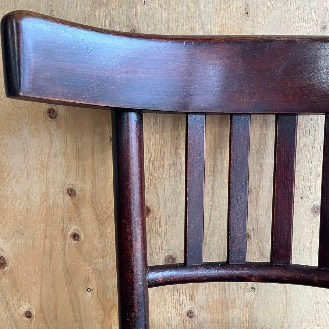 アンティーク家具 椅子 木製 フィッシェル チェコ カフェチェア ベントウッド