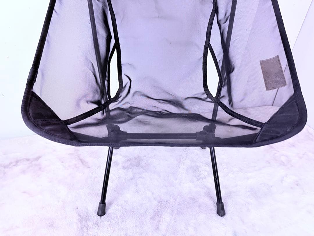 貴重品♪Helinoxヘリノックス コンフォートチェア メッシュ 黒 フレーム込