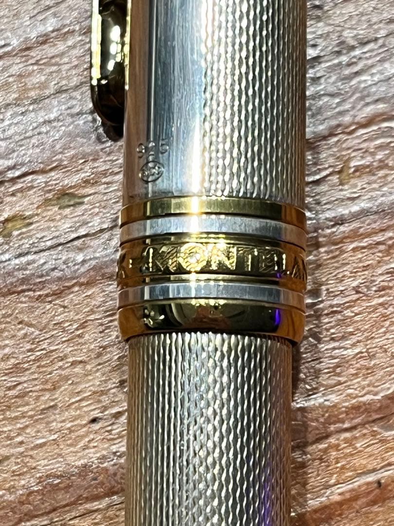 モンブランボールペン マイスターシュテュック ソリテール スターリングシルバー