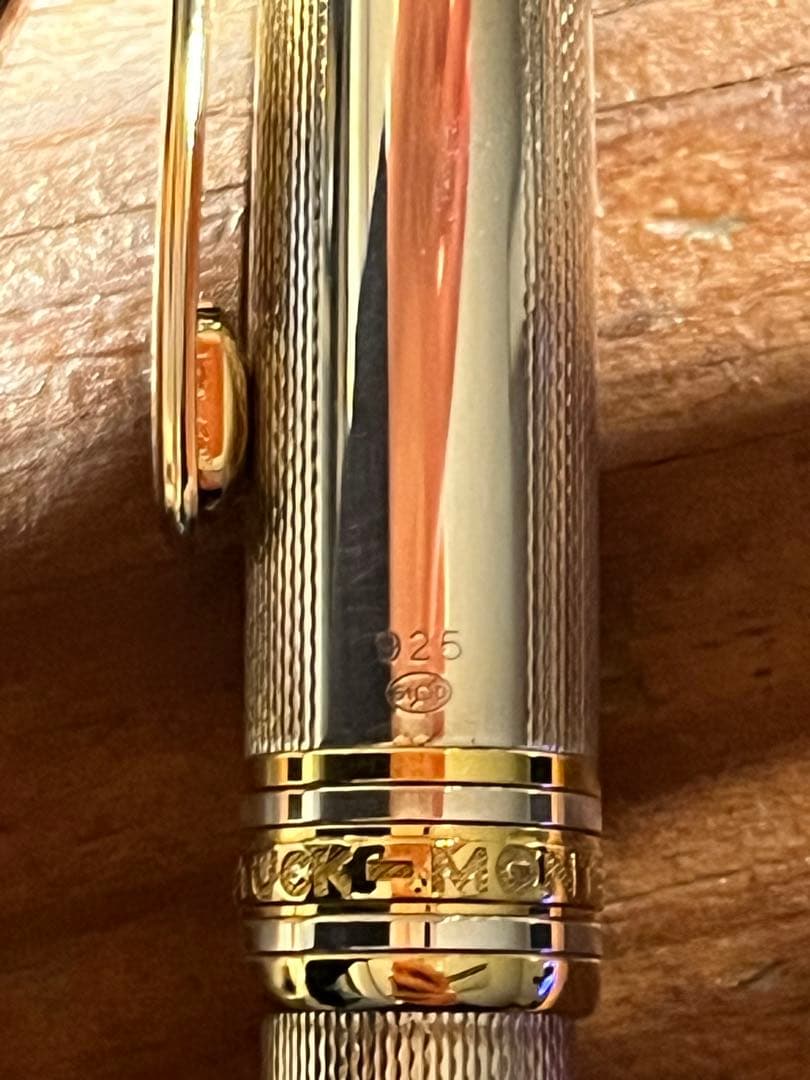 モンブランボールペン マイスターシュテュック ソリテール スターリングシルバー