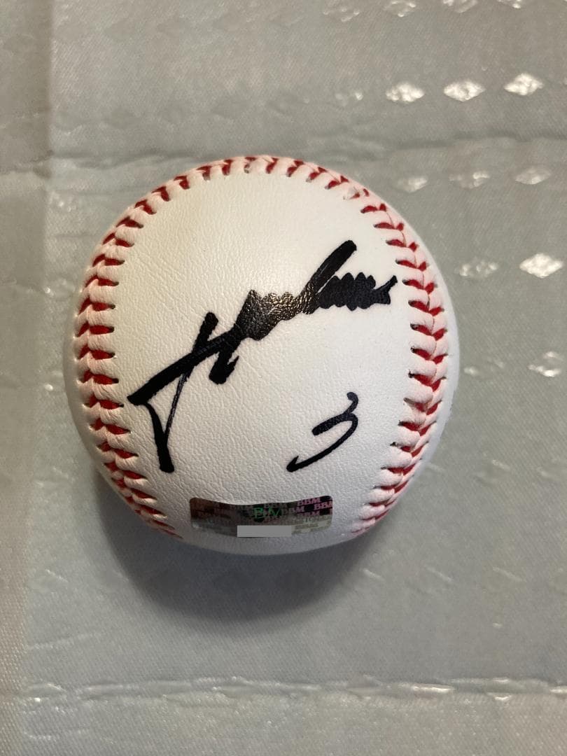 BBM 山川穂高 直筆サイン入りボール