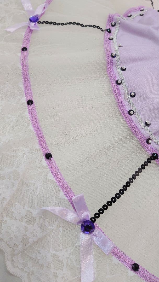 【アルレギナーダ、サタネラ】 チャコット・バレエ衣裳 袖飾り付き 美品 ４号