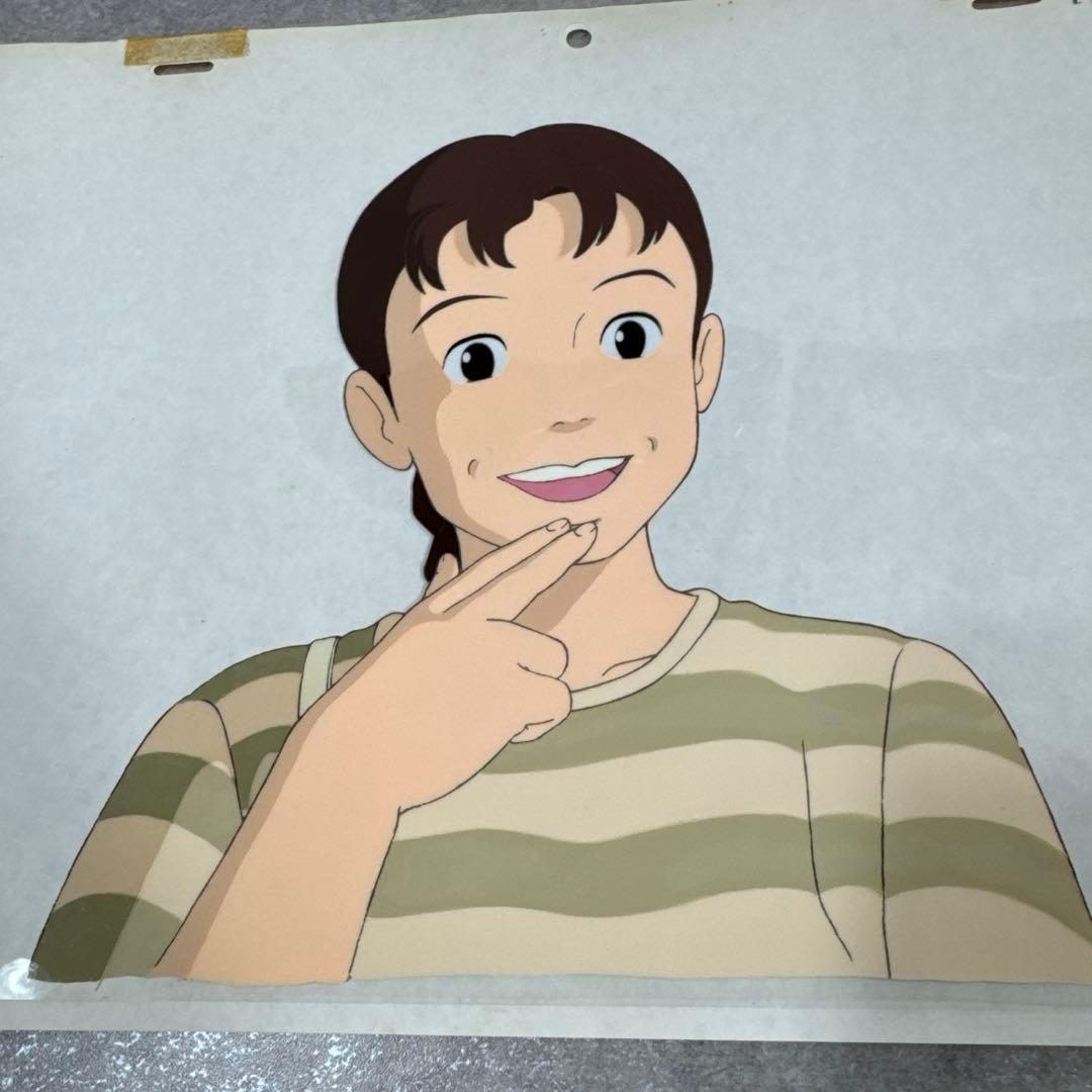 希少 おもひでぽろぽろ 岡島タエ子 セル画 A29 スタジオジブリ
