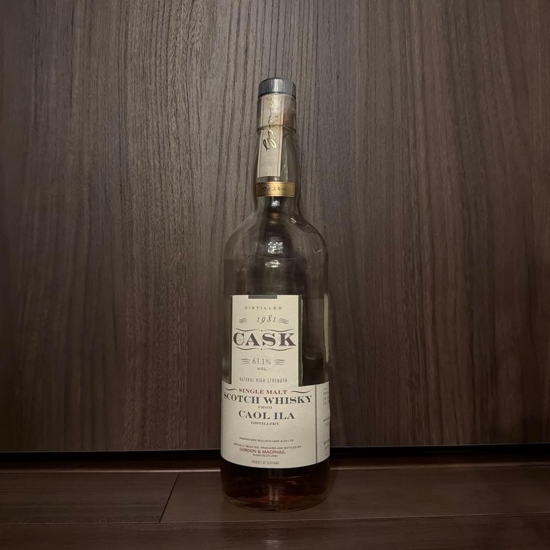 G&M CASK Strength CAOL ILA 1981 空瓶