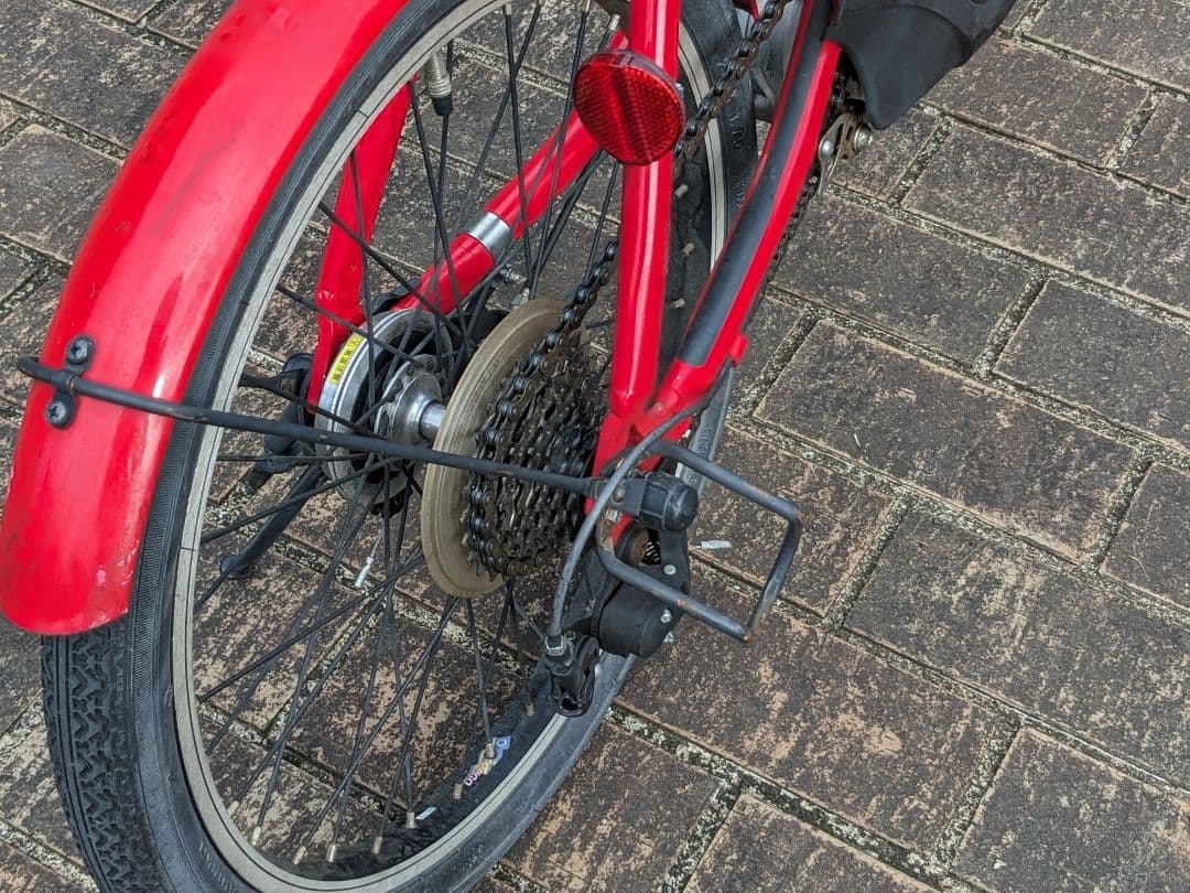 引き取り限定 Panasonic 折りたたみ自転車 電動アシスト オフタイム