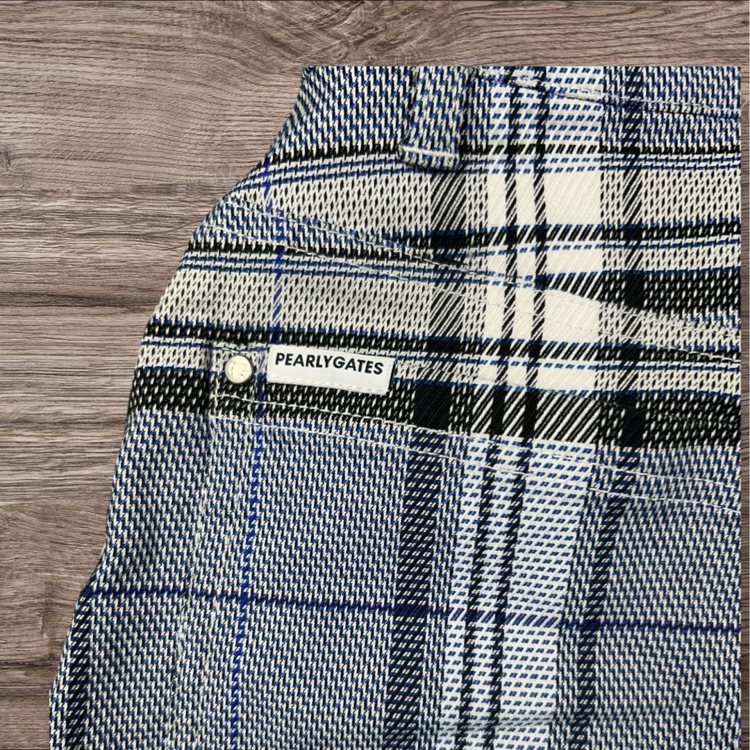 【セットアップ】パーリーゲイツ 鹿の子ポロシャツ & チェック柄ミニスカート 1