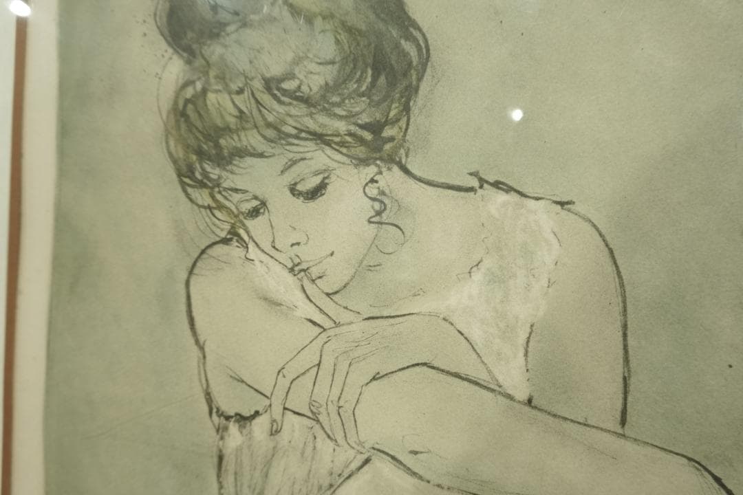 ▲ベルナールシャロワ▲　アートワーク　絵画　フランス画家　美人画